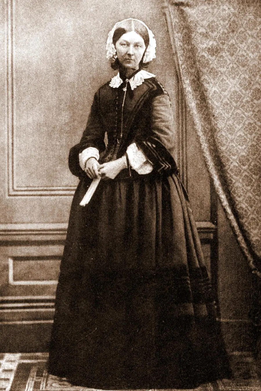 Флоренс Найтингейл. Фотография Генри Херинга, 1858