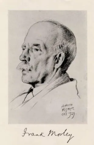 Фрэнк Морли. Альфред Хью Фишер, октябрь 1929